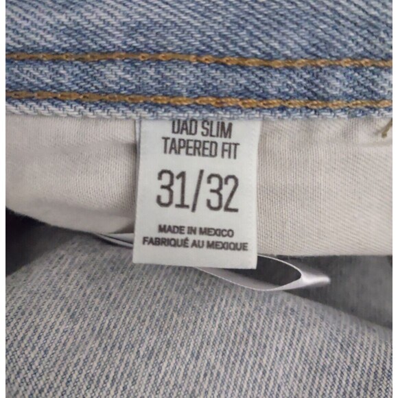 BDG Dad Slim Tapered Fit Jeans Womens 31 Waist x 32 Leg Pants - Picture 4 of 6